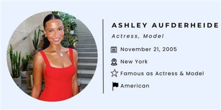 Ashley Aufderheide Height, Weight, Net Worth, Age, Birthday, Wikipedia, Who, Instagram, Biography