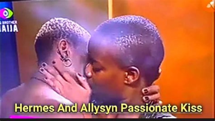 
BBNaija S7: Hermes And Allysyn Finally Share Passionate Moment 