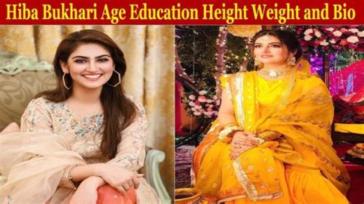 Hiba Bukhari Height, Weight, Net Worth, Age, Birthday, Wikipedia, Who, Instagram, Biography