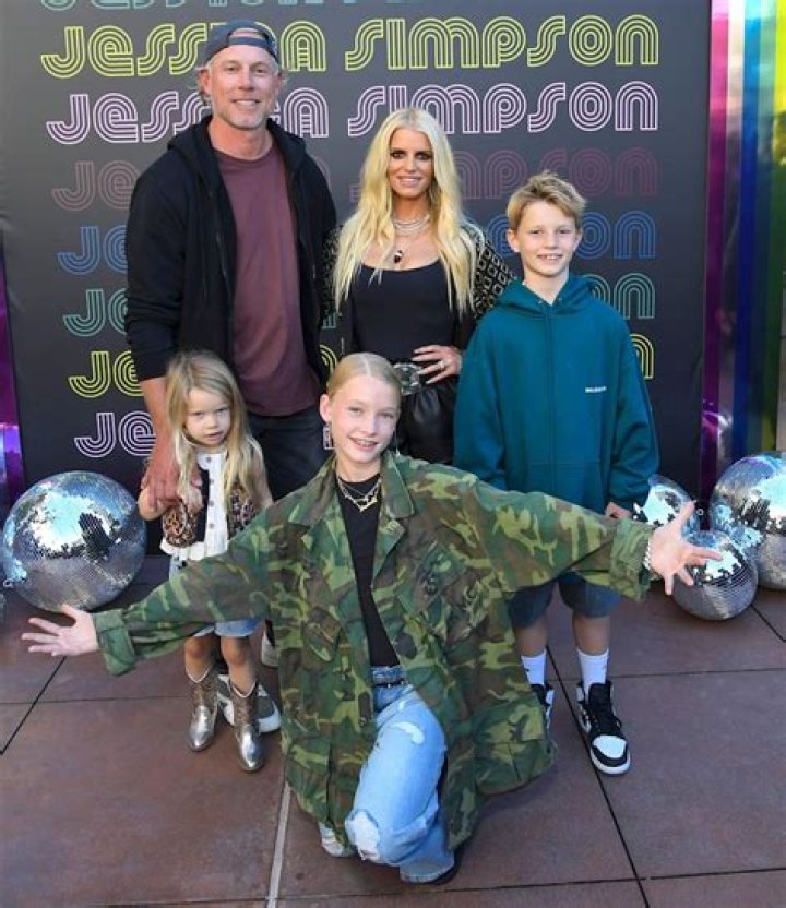 
Jessica Simpson Joined by Husband Eric Johnson and Their 3 Kids at Fall Collection Launch 