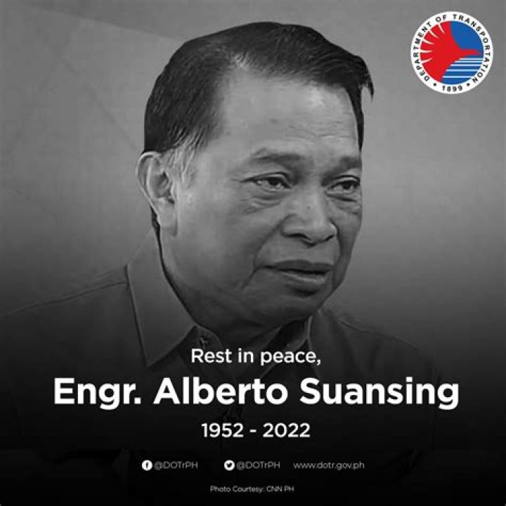 
Land Transportation Office Chief, Alberto Suansing, dies at 70 