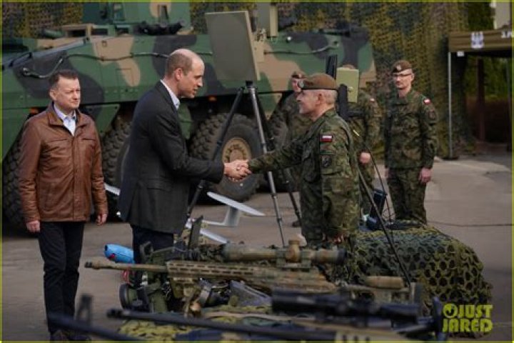 
Prince William Pays A Surprise Visit To Ukrainian-Polish Troops 