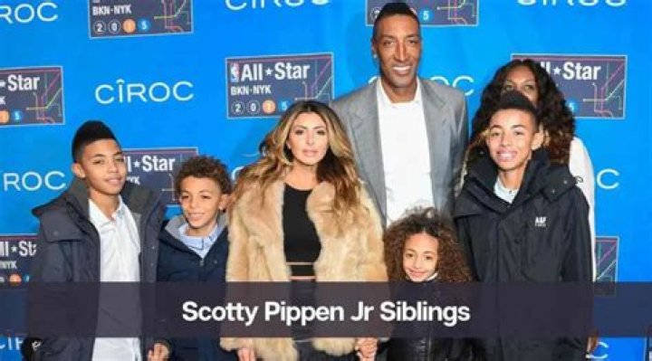 
Scotty Pippen Jr. Have 7 Siblings: Four Brothers And Three Sisters 
