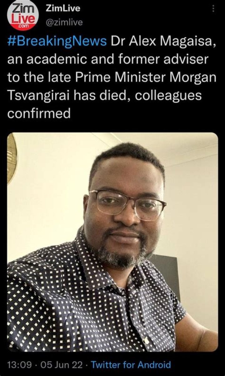 
What Happened To Dr Alex Magaisa? Cardiac Arrest Linked To His Cause Of Death 